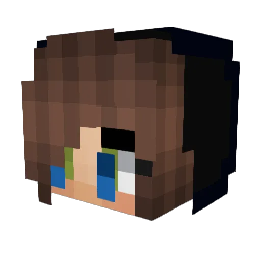 taynation112 Minecraft avatar head, 3D render