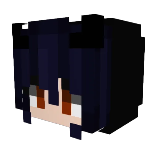 taytay13567 Minecraft avatar head, 3D render