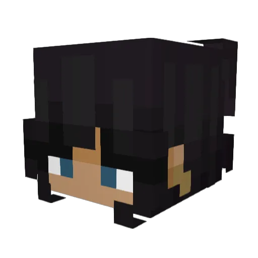 taytayyay Minecraft avatar head, 3D render