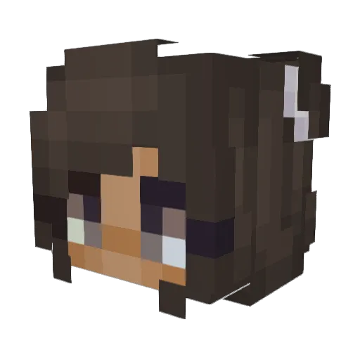 taytorresh Minecraft avatar head, 3D render