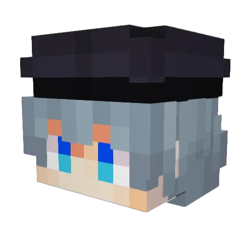 tayunia Minecraft avatar head, 3D render