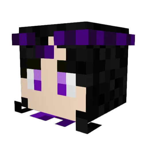 taz1357 Minecraft avatar head, 3D render