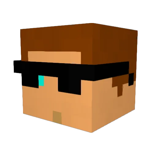 taz2211 Minecraft avatar head, 3D render