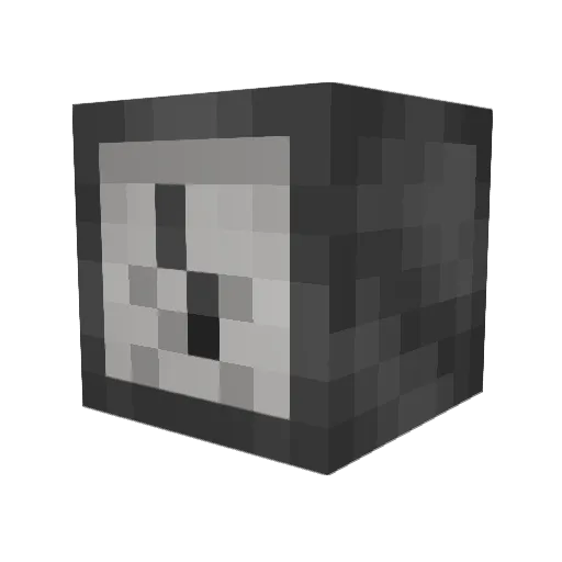 tazata Minecraft avatar head, 3D render