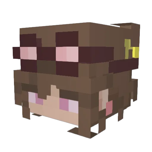 taziiiik1 Minecraft avatar head, 3D render