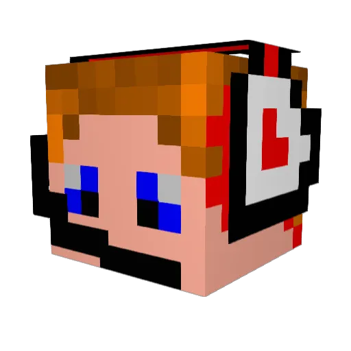 tazmania191 Minecraft avatar head, 3D render