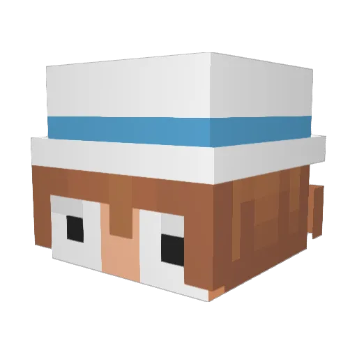 tazoh2 Minecraft avatar head, 3D render