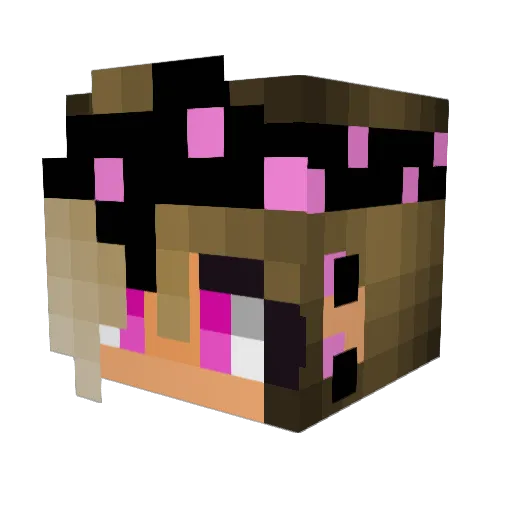 tazymoo Minecraft avatar head, 3D render
