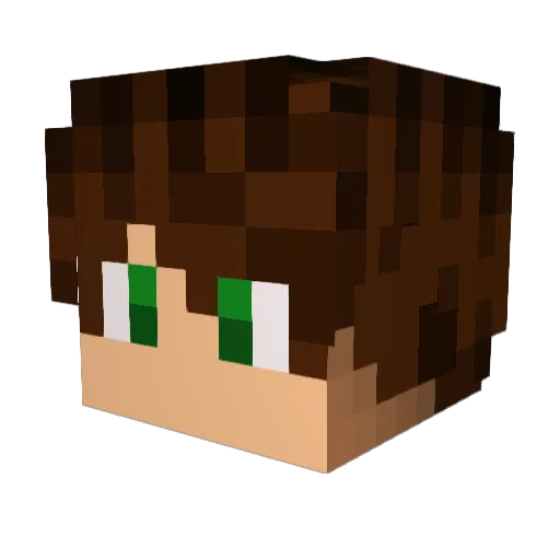 tazz380 Minecraft avatar head, 3D render