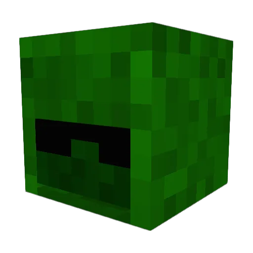 tb129 Minecraft avatar head, 3D render