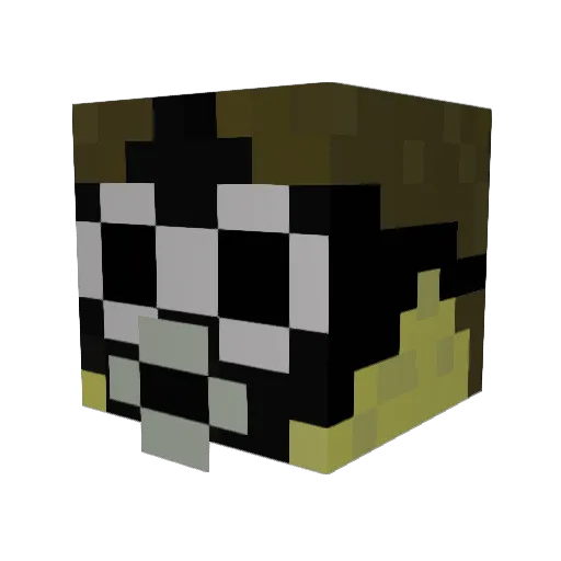 tb9876 Minecraft avatar head, 3D render
