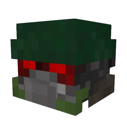 tbamerkin Minecraft avatar head, 3D render