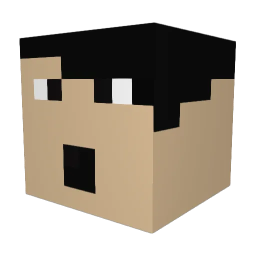 tbezz2 Minecraft avatar head, 3D render