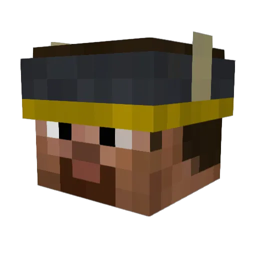 tbm93 Minecraft avatar head, 3D render