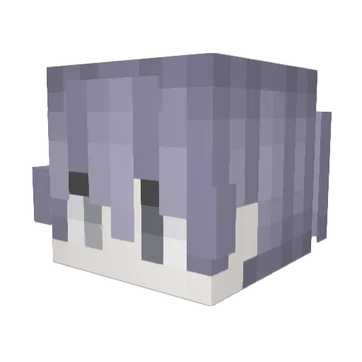 tboh Minecraft avatar head, 3D render