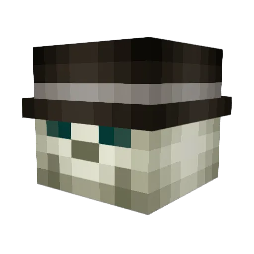 tboneMCX Minecraft avatar head, 3D render