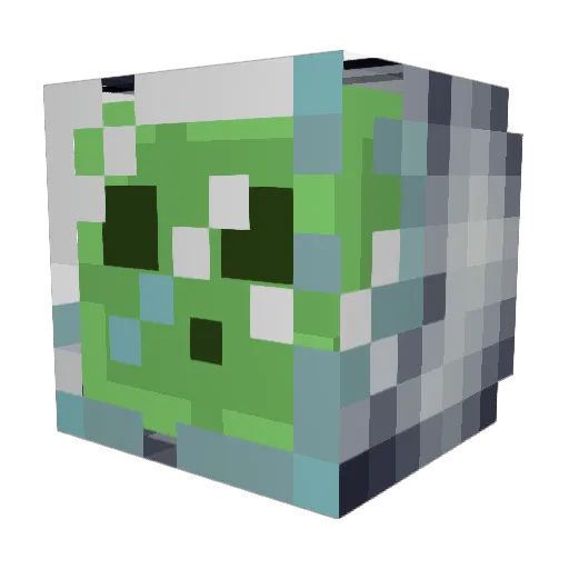 tbotdan Minecraft avatar head, 3D render