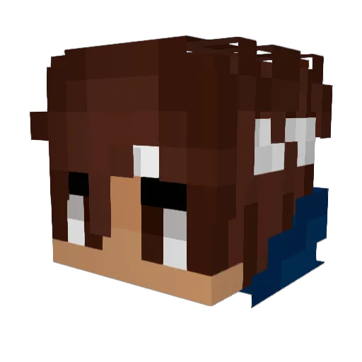 tboy1701 Minecraft avatar head, 3D render
