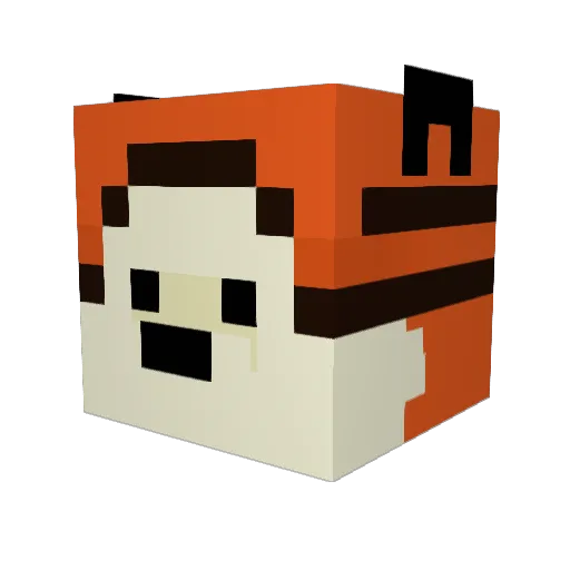 tbr1853 Minecraft avatar head, 3D render