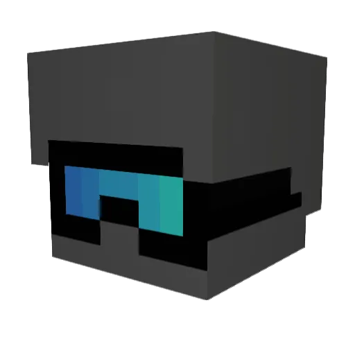 tbray4 Minecraft avatar head, 3D render