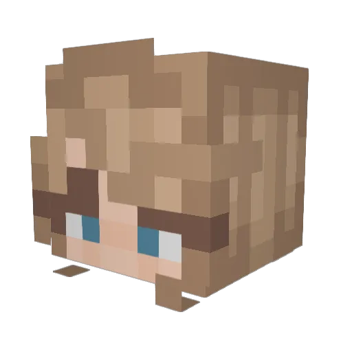 tbrewer13 Minecraft avatar head, 3D render