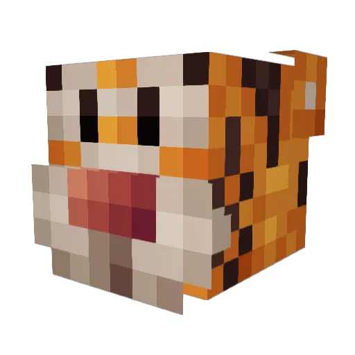 tbuffs2015 Minecraft avatar head, 3D render
