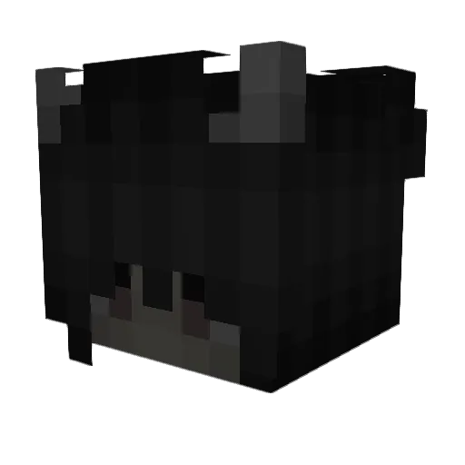 tcbe7wrznt Minecraft avatar head, 3D render
