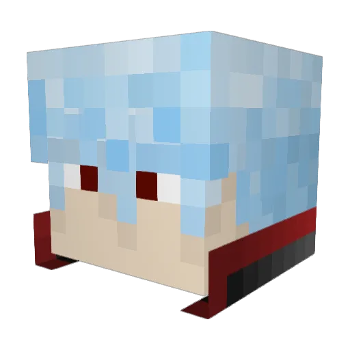 tccc1 Minecraft avatar head, 3D render