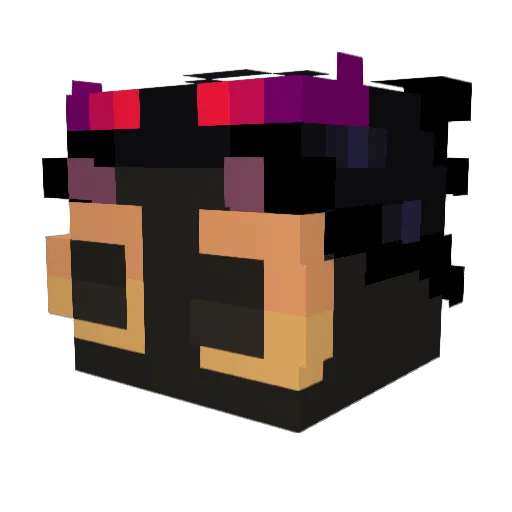 tchago0 Minecraft avatar head, 3D render