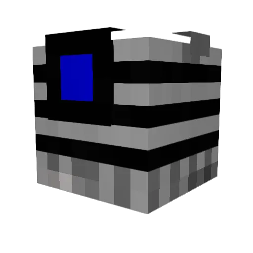 tchozev Minecraft avatar head, 3D render