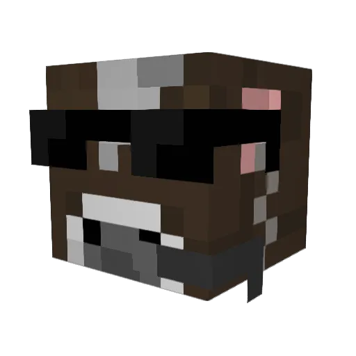 tchris2014 Minecraft avatar head, 3D render