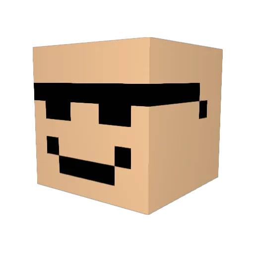 tcstarfall Minecraft avatar head, 3D render
