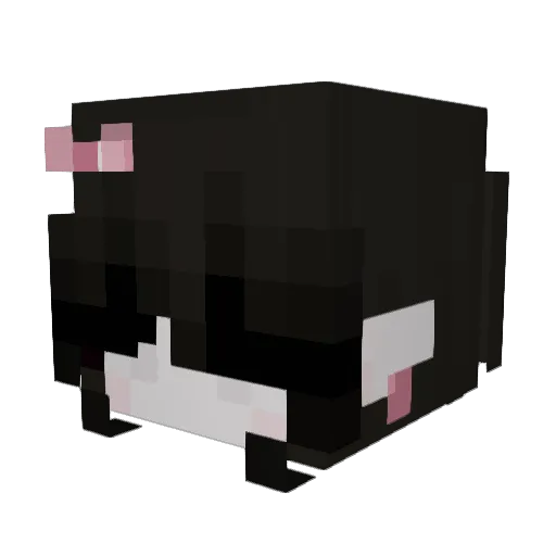 tcups Minecraft avatar head, 3D render
