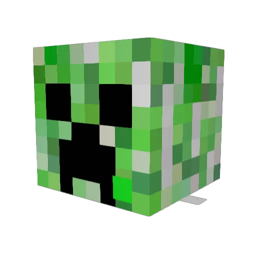 tcurry04 Minecraft avatar head, 3D render