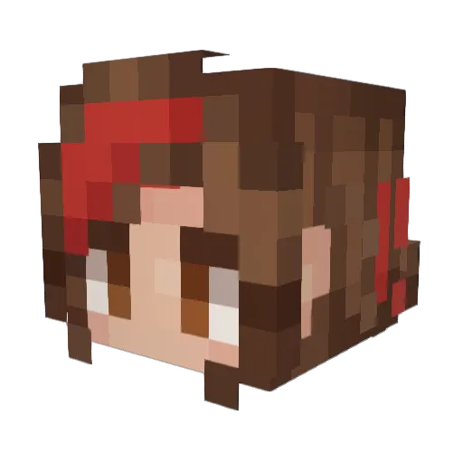 tdcy519 Minecraft avatar head, 3D render