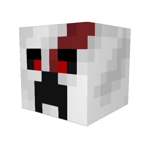 tdesando Minecraft avatar head, 3D render