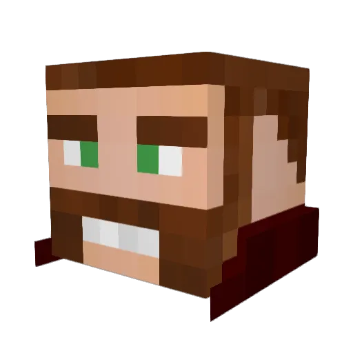 tdogtimothy Minecraft avatar head, 3D render