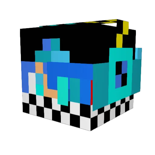 tduffy33 Minecraft avatar head, 3D render