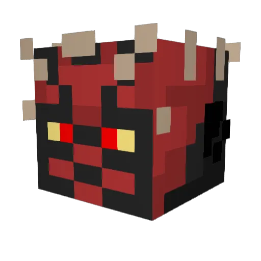 tdunson26 Minecraft avatar head, 3D render