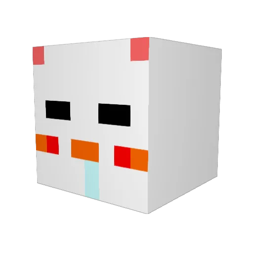 tea2113 Minecraft avatar head, 3D render