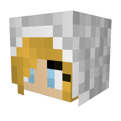 tea_541 Minecraft avatar head, 3D render