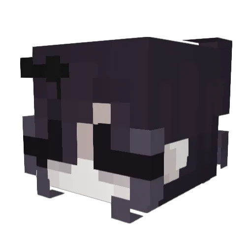 tea_p0tt Minecraft avatar head, 3D render
