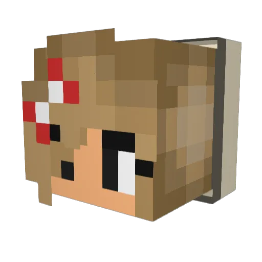 teaeriksson Minecraft avatar head, 3D render