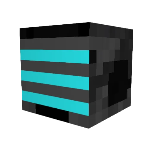 teagame Minecraft avatar head, 3D render