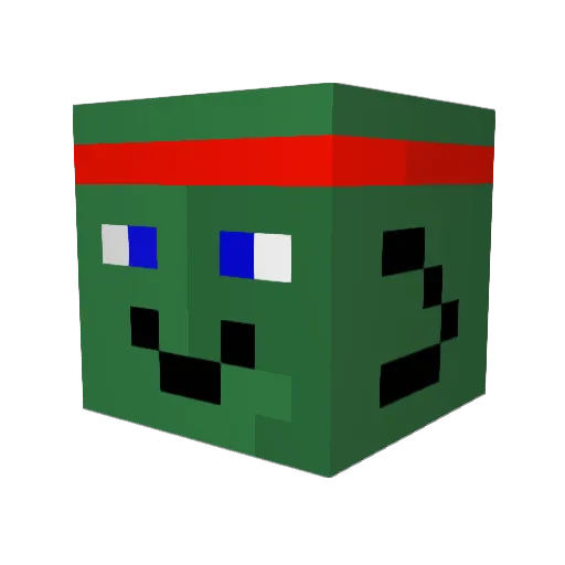 teagan729 Minecraft avatar head, 3D render