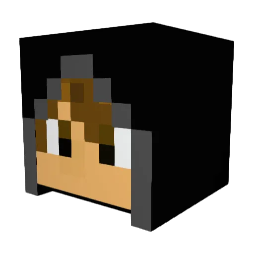 teague123 Minecraft avatar head, 3D render