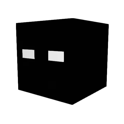 teakV Minecraft avatar head, 3D render