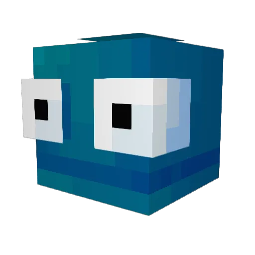 tealfox267 Minecraft avatar head, 3D render