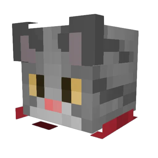 tealybear Minecraft avatar head, 3D render
