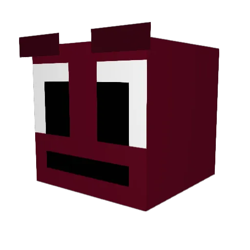 teamC Minecraft avatar head, 3D render